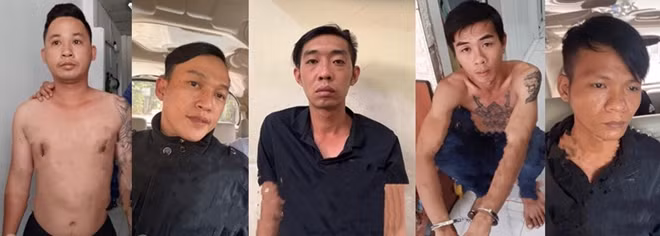 Các đối tượng trong vụ trộm cắp xe máy.