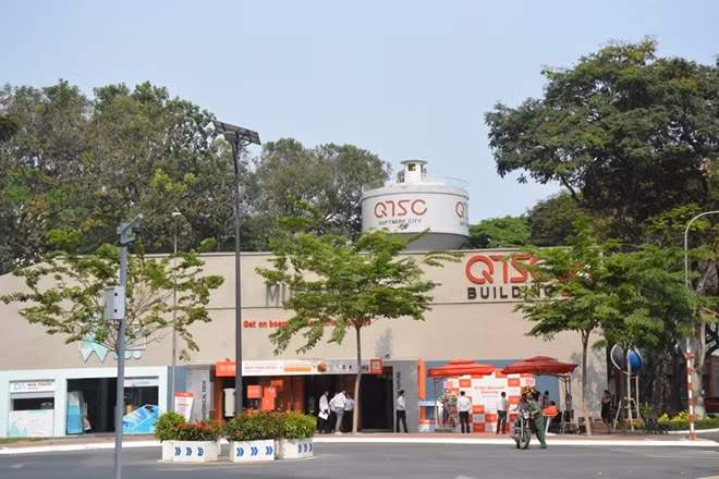 Một góc CVPM Quang Trung.