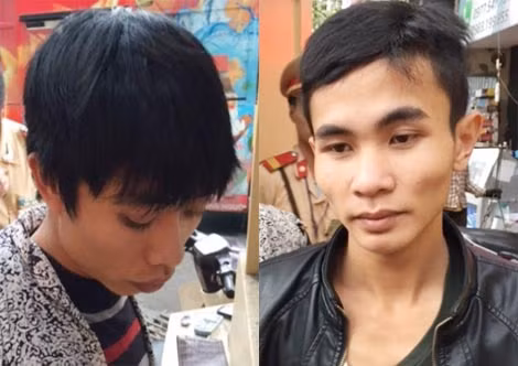 Các đối tượng bị bắt giữ.