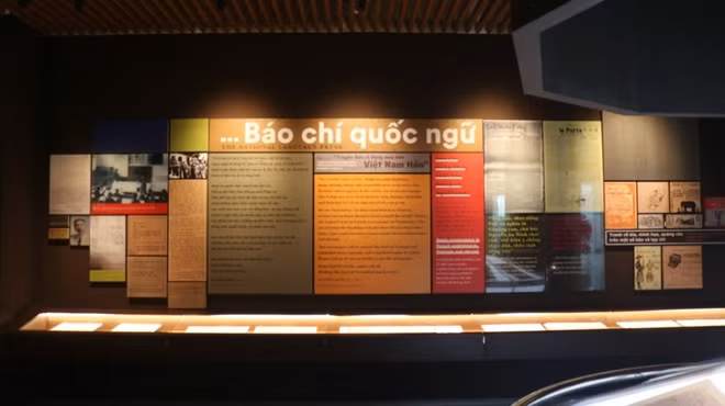 Nhiều hiện vật tại Bảo tàng Báo chí Việt Nam được sưu tầm công phu