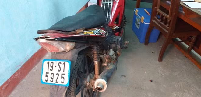 Xe máy của nạn nhân đã được Công an tìm thấy