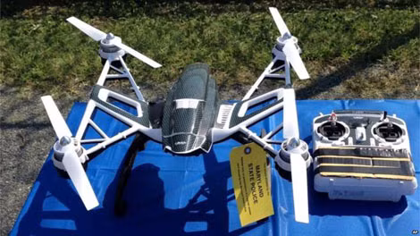 UAV Yuneec Typhoon. Ảnh: AP.