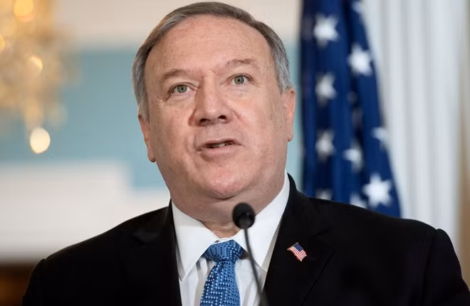 Ngoại trưởng Mỹ Mike Pompeo. Ảnh Reuters.