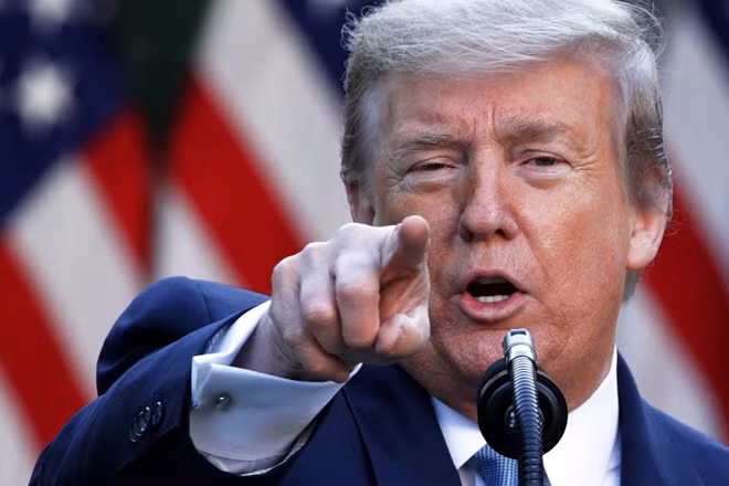 Tổng thống Mỹ Donald Trump. Ảnh Getty Images.