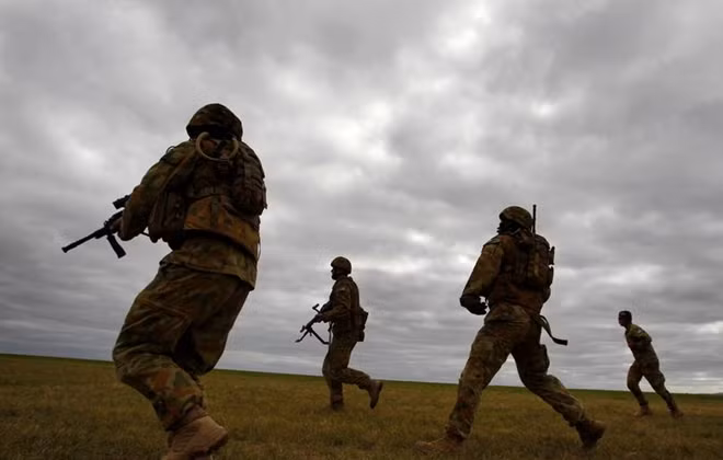 Các binh sĩ Australia ở Afghanistan. Ảnh Reuters.
