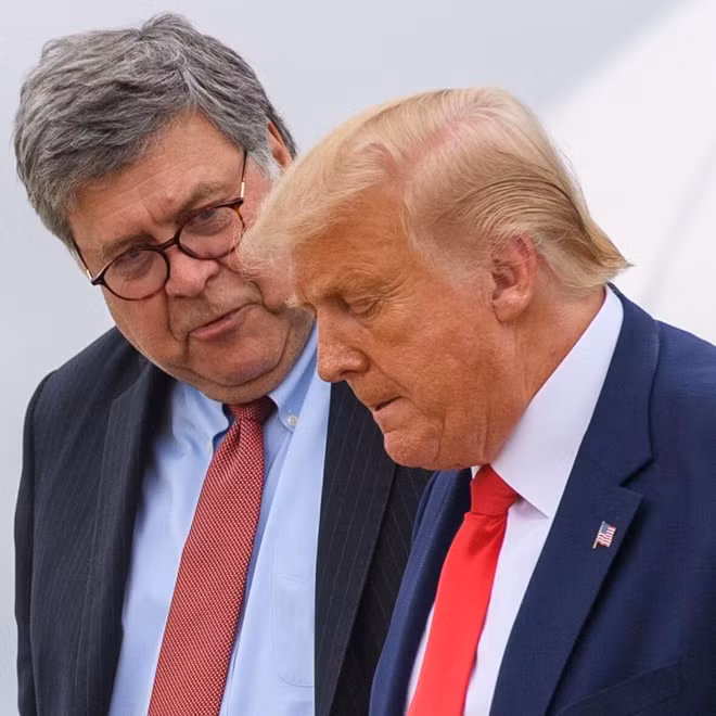 Bộ trưởng Tư pháp William Barr là người thân cận với Tổng thống Trump. Ảnh Getty Images.