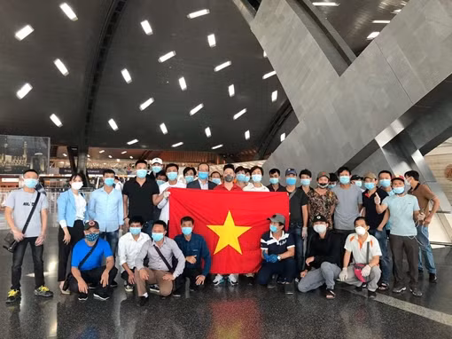 266 công dân Việt Nam từ Kuwait, Qatar và Ai Cập về nước an toàn