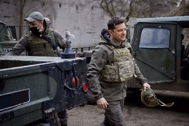 Tổng thống Ukraine khẳng định nước này không hề muốn chiến tranh. Ảnh minh họa Reuters.