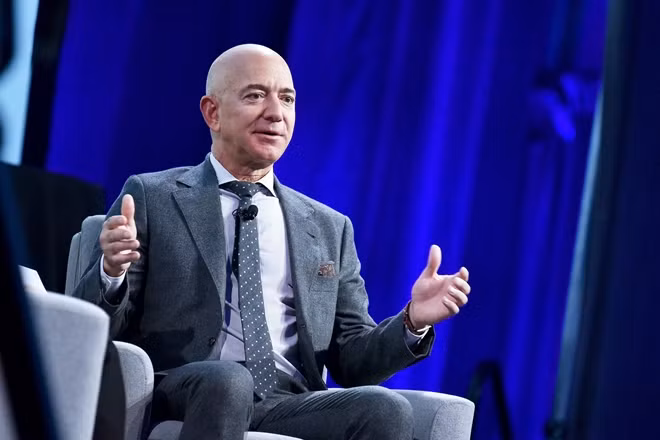 CEO Amazon Jeff Bezos. Ảnh Getty Images.