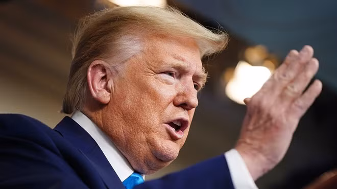 Tổng thống Mỹ Donald Trump. Ảnh Getty Images.