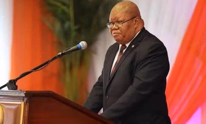 Chánh án Tòa án Tối cao Haiti René Sylvestre, người qua đời do Covid-19 hôm 23/6. Ảnh: Miami Herald.