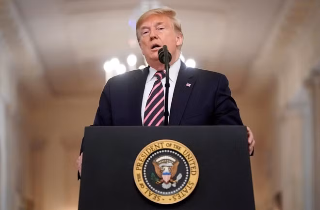 Tổng thống Mỹ Donald Trump. Ảnh Reuters.