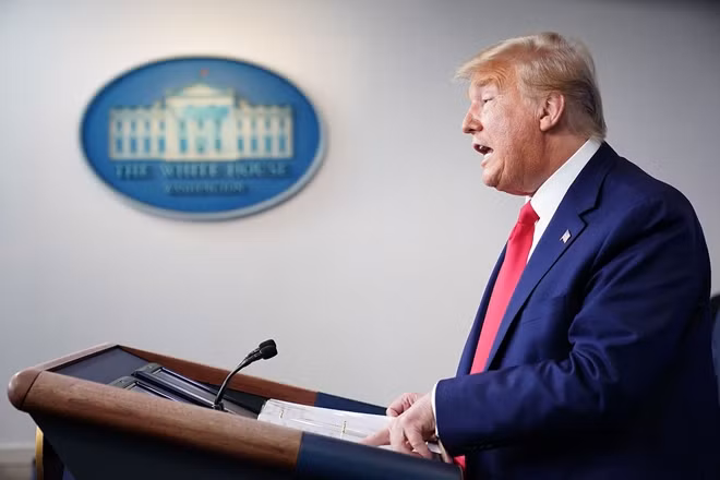 Tổng thống Mỹ Donald Trump. Ảnh Getty Images.