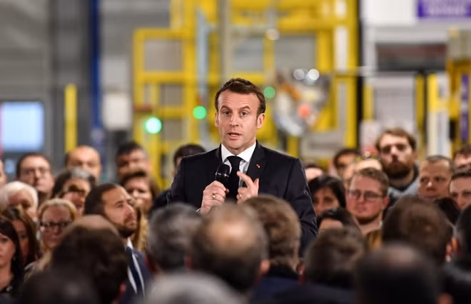 Tổng thống Pháp Emmanuel Macron. Ảnh Reuters.