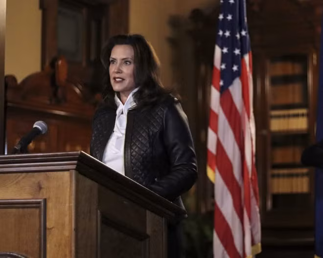 Thống đốc Gretchen Whitmer. Ảnh Reuters.
