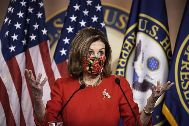 Chủ tịch Hạ viện Mỹ Nancy Pelosi. Ảnh Getty Images.
