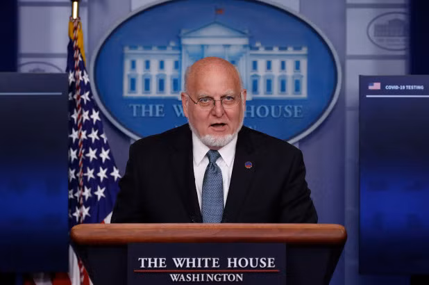 Giám đốc CDC Mỹ Robert Redfield. Ảnh AP.