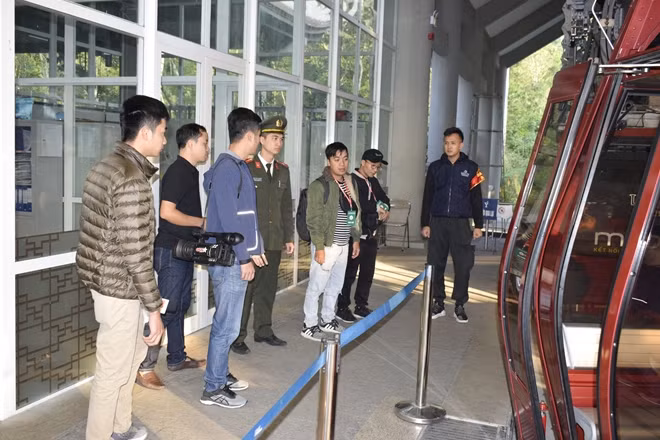 Lực lượng Công an bảo đảm ANTT ở khu cáp treo