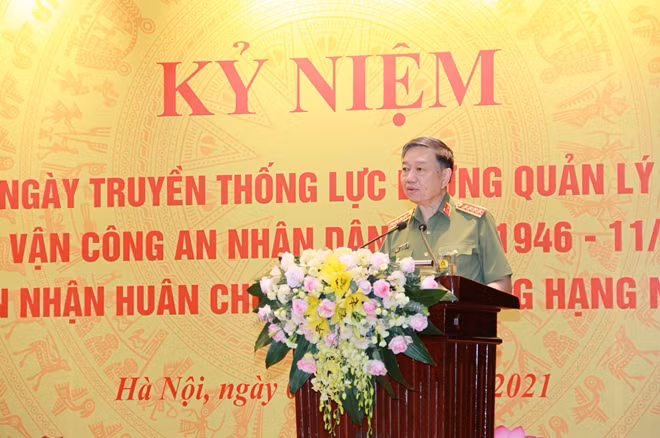 Bộ trưởng Tô Lâm phát biểu chỉ đạo tại chương trình.