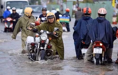 Cảnh ngập lụt, tắc đường ở TP Hồ Chí Minh. Cảnh ngập lụt, tắc đường ở TP Hồ Chí Minh.