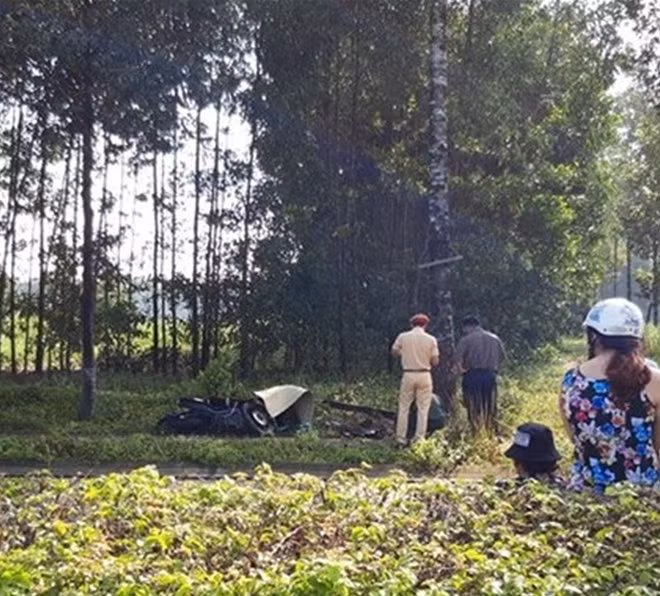 Hiện trường vụ việc (ảnh Đ.T)