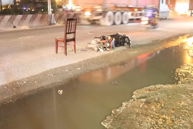 Hiện trường vụ tai nạn