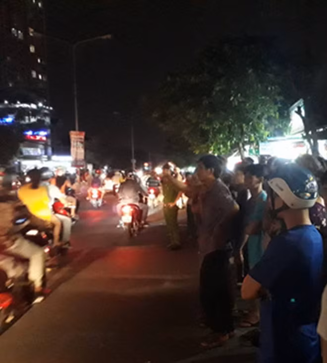 Hiện trường vụ việc.