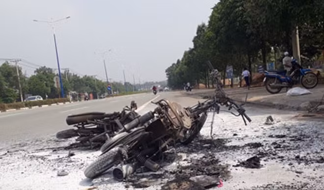 Hiện trường vụ việc (ảnh D.K)