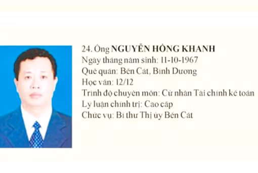 Khởi tố cựu Bí thư Thị ủy sai phạm ở Bình Dương