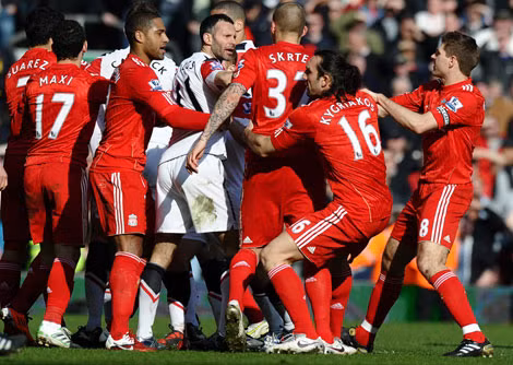 Những trận đấu giữa Man Utd và Liverpool vô cùng nóng bỏng. Những trận đấu giữa Man Utd và Liverpool vô cùng nóng bỏng.