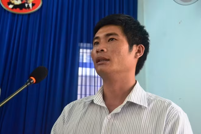 Anh Phan Văn Bắc nói lời cảm ơn tới mọi người