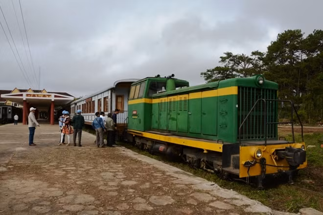 Toa tàu mới của nhà ga Đà Lạt
