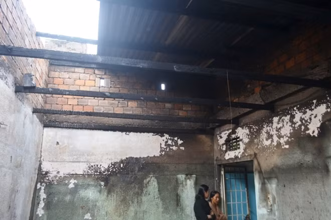 Hiện trường vụ hỏa hoạn