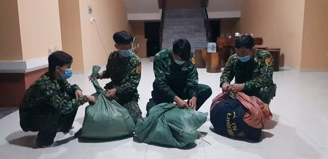 Tang vật lực lượng chức năng thu giữ.