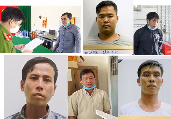 Các đối tượng An, Sang, Quới, Nhớ, Bình, Hiền.