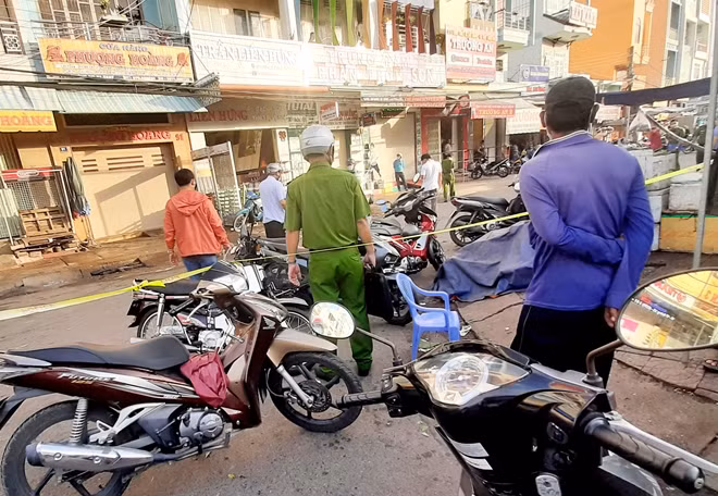 Khu vực xảy ra hỗn chiến.