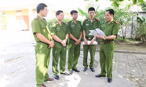 Lãnh đạo Công an tỉnh Thái Bình kiểm tra công tác đảm bảo an ninh trật tự phục vụ bầu cử.
