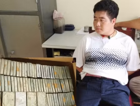 Tàng Keangnam khi mới bị bắt.