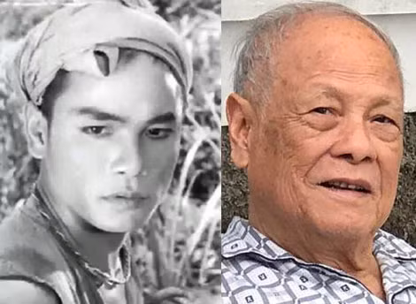 Nghệ sĩ nhân dân Trần Phương từng nổi tiếng với vai A Phủ trong phim “Vợ chồng A Phủ” (bên trái).