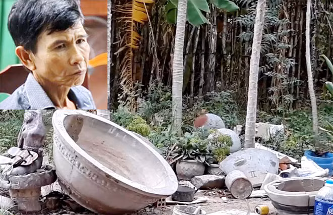 Nghi can Phan Minh Cường và hiện trường vụ án. Nghi can Phan Minh Cường và hiện trường vụ án.