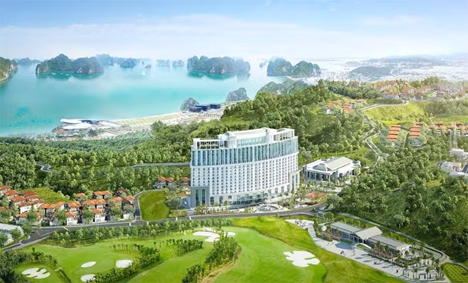 FLC Grand Hotel Halong kết hợp với những tiện ích đồng bộ của cả quần thể như sân golf, Club House, Trung tâm Hội nghị Quốc tế, bể bơi vô cực, rooftop bar giữa lưng chừng trời...
