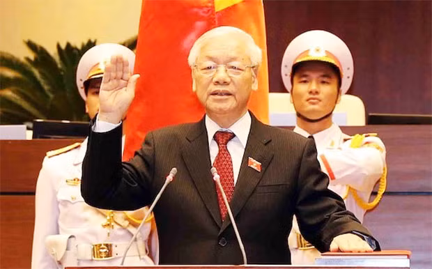 Tại kỳ họp thứ 6 (khóa XIV), Quốc hội đã bầu đồng chí Nguyễn Phú Trọng, Tổng Bí thư Ban Chấp hành Trung ương Đảng giữ chức Chủ tịch nước CHXHCN Việt Nam.