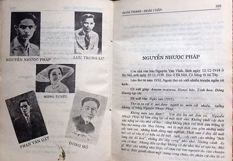 Nguyễn Nhược Pháp trong "Thi nhân Việt Nam" của Hoài Thanh - Hoài Chân.
