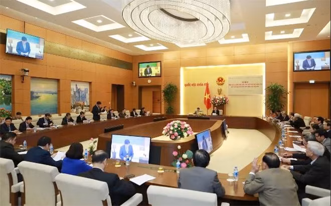 Các đại biểu tập trung thảo luận tại Hội nghị.