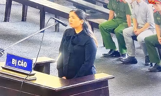 Bị cáo Lê Thị Lan Thanh.