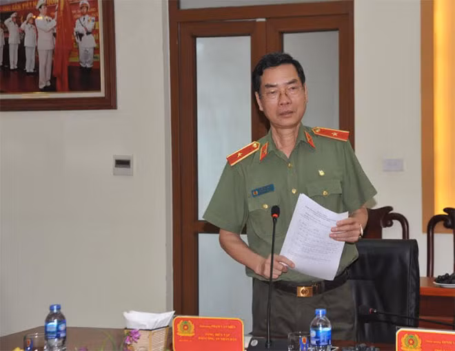 Thiếu tướng Phạm Văn Miên, Tổng Biên tập Báo CAND. Thiếu tướng Phạm Văn Miên, Tổng Biên tập Báo CAND.