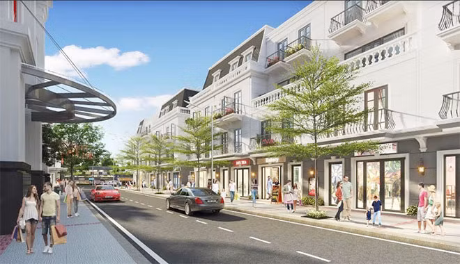 Tại tầng trệt của các căn Shophouse là không gian kinh doanh với diện tích rộng rãi, mặt tiền từ 6m – 8,4m vô cùng phù hợp để phát triển nhiều loại hình kinh doanh. Tại tầng trệt của các căn Shophouse là không gian kinh doanh với diện tích rộng rãi, mặt tiền từ 6m – 8,4m vô cùng phù hợp để phát triển nhiều loại hình kinh doanh.