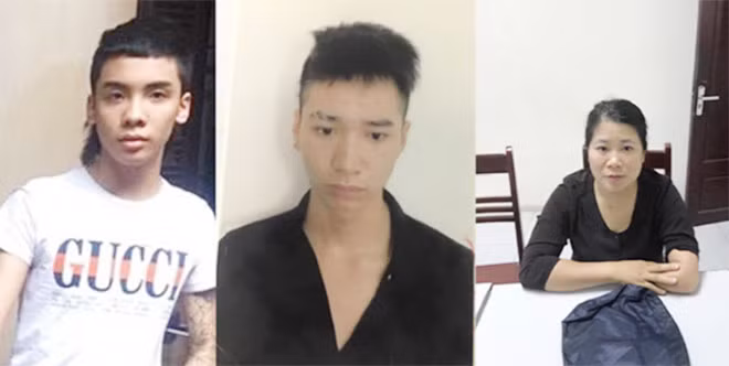 Các đối tượng Việt Anh, Quỳnh và Nga