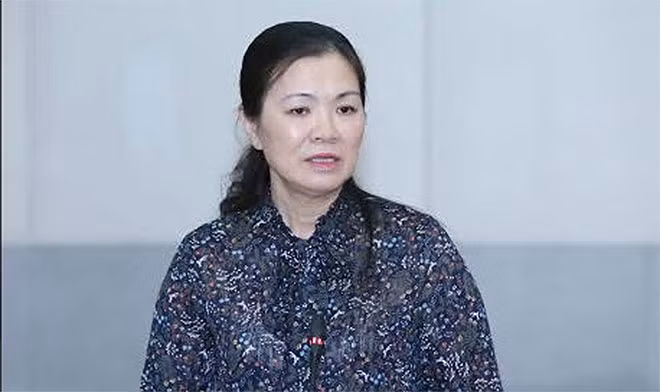 Phó Chủ tịch UBTƯ MTTQ Việt Nam Trương Thị Ngọc Ánh phát biểu tại cuộc họp.
