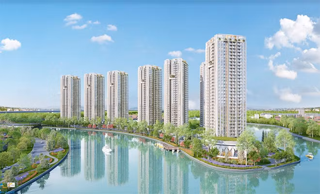 Gem Riverside thuộc phân khúc cao cấp đầu tiên do Tập đoàn Đất Xanh đầu tư và phát triển tại khu Đông.